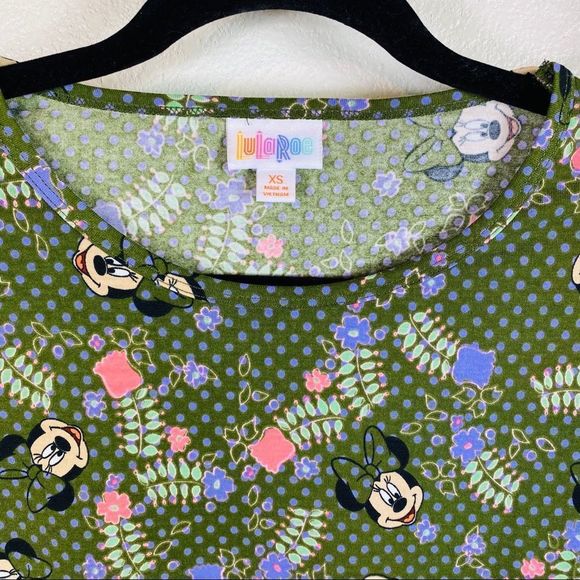 5 for $20 Lularoe Minnie Mouse Irma Shirt Size XS - Picture 3 of 5